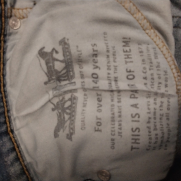 Levi's 519 Men's Blue Jeans 36×34 - Picture 6 of 9